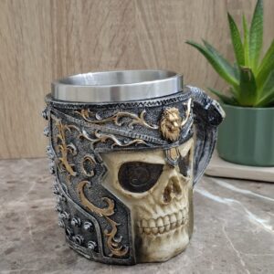 3D (ÜÇ BOYUTLU ) TASARIMLI ŞÖVALYE KORSAN KUPA BARDAK - Görsel 6