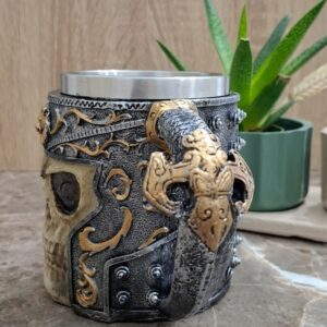 3D (ÜÇ BOYUTLU ) TASARIMLI ŞÖVALYE KORSAN KUPA BARDAK - Görsel 3